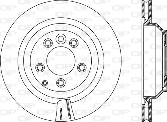 Open Parts BDR2489.20 - Спирачен диск vvparts.bg