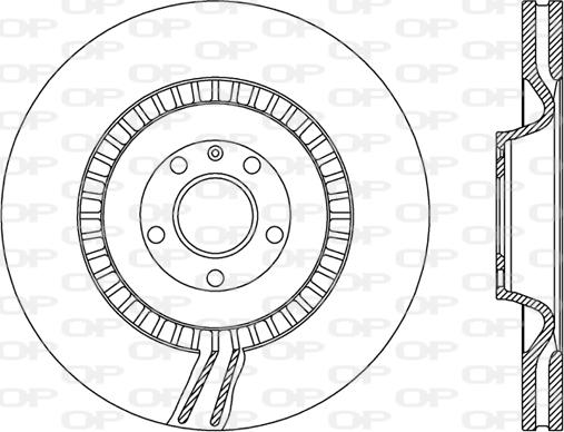 Open Parts BDR2475.20 - Спирачен диск vvparts.bg