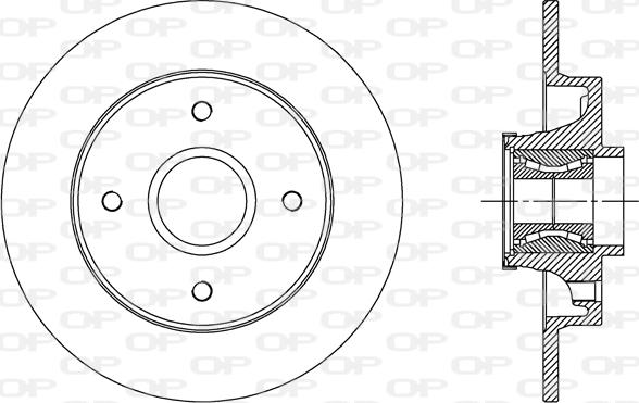 Open Parts BDR2510.30 - Спирачен диск vvparts.bg