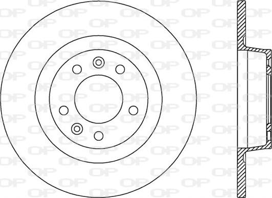 Open Parts BDR2518.10 - Спирачен диск vvparts.bg