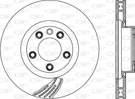 Open Parts BDR2573.20 - Спирачен диск vvparts.bg