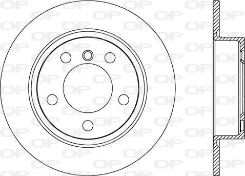 Open Parts BDR2611.10 - Спирачен диск vvparts.bg