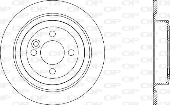 Open Parts BDR2613.10 - Спирачен диск vvparts.bg