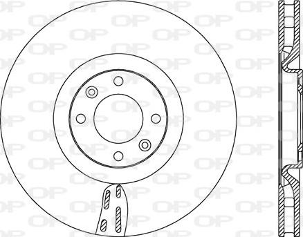 Akebono BN-1040E - Спирачен диск vvparts.bg