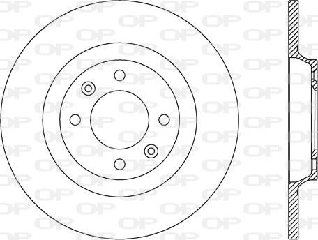 Open Parts BDR2632.10 - Спирачен диск vvparts.bg