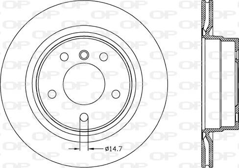 Open Parts BDR2624.20 - Спирачен диск vvparts.bg