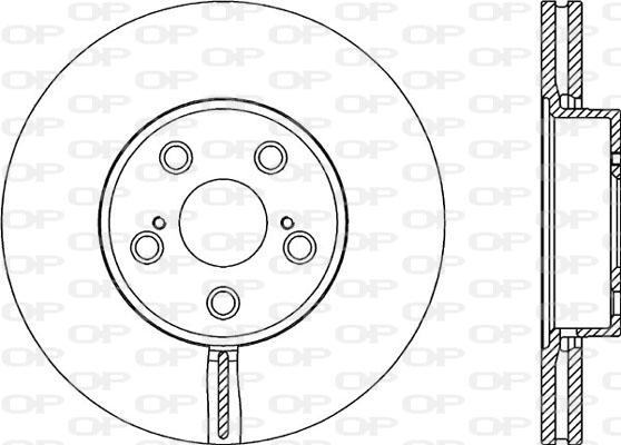 Open Parts BDR2057.20 - Спирачен диск vvparts.bg