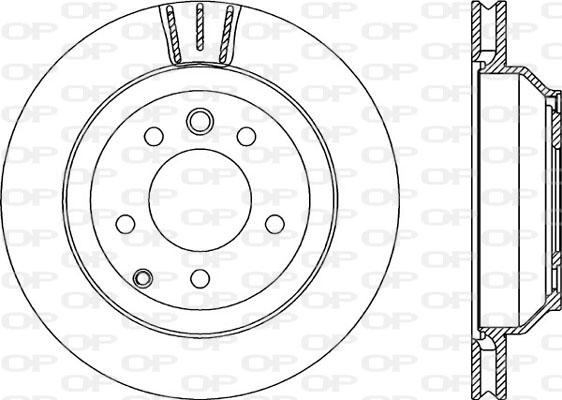 Open Parts BDR2195.20 - Спирачен диск vvparts.bg