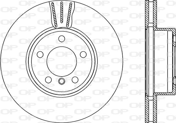 Open Parts BDR2196.20 - Спирачен диск vvparts.bg