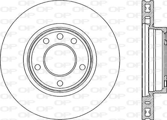 Open Parts BDR2300.20 - Спирачен диск vvparts.bg