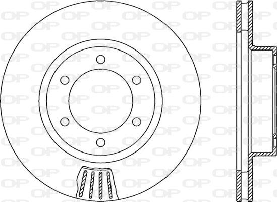 Open Parts BDR2149.20 - Спирачен диск vvparts.bg