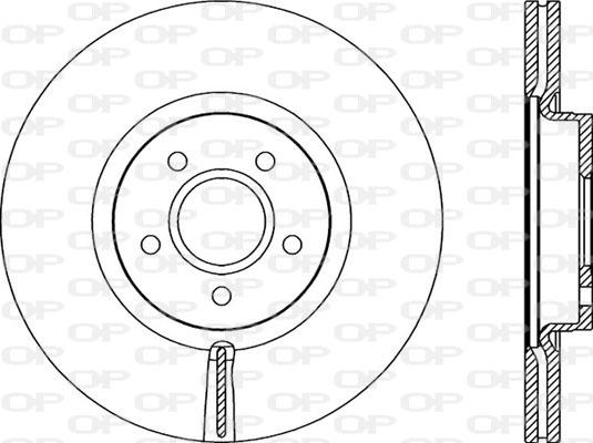 Open Parts BDR2154.20 - Спирачен диск vvparts.bg