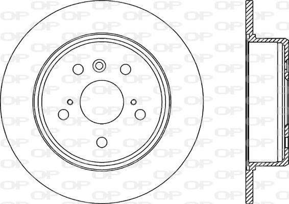 Open Parts BDR2187.10 - Спирачен диск vvparts.bg