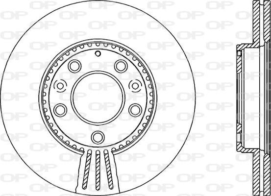 Open Parts BDR2135.20 - Спирачен диск vvparts.bg