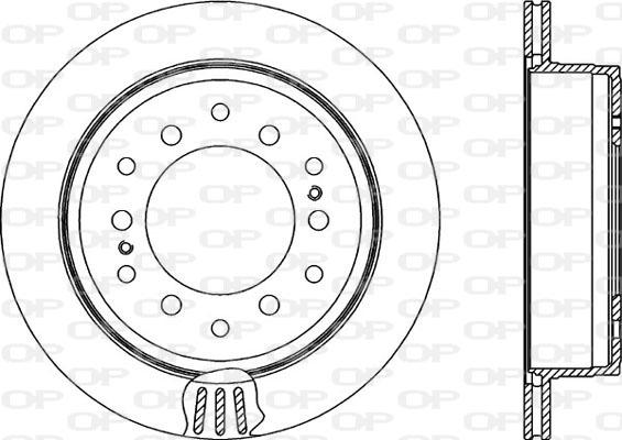 Open Parts BDR2136.20 - Спирачен диск vvparts.bg