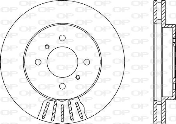 Open Parts BDR2123.20 - Спирачен диск vvparts.bg