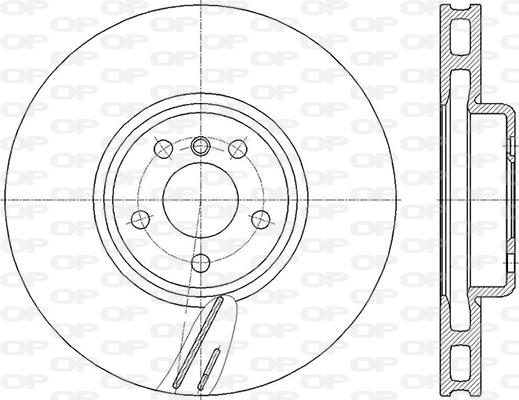 Open Parts BDR2857.20 - Спирачен диск vvparts.bg