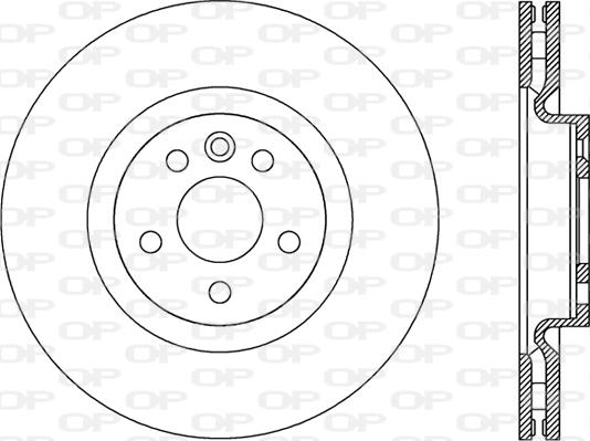 Open Parts BDR2809.20 - Спирачен диск vvparts.bg