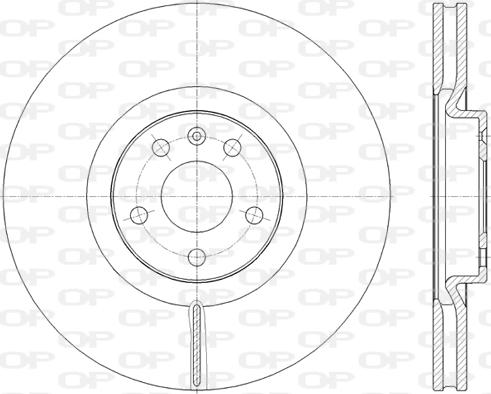 Open Parts BDR2826.20 - Спирачен диск vvparts.bg