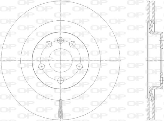 Open Parts BDR2827.20 - Спирачен диск vvparts.bg