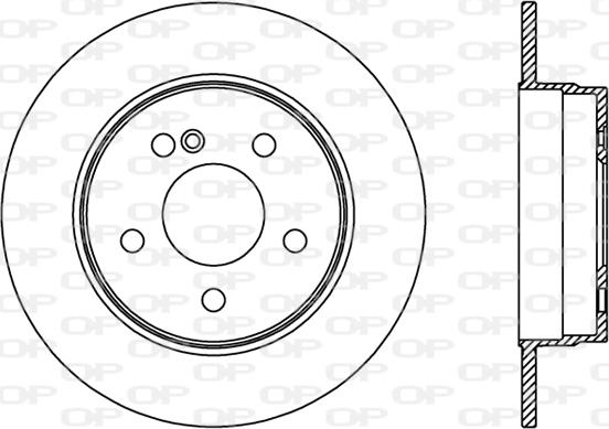 Open Parts BDR2394.10 - Спирачен диск vvparts.bg