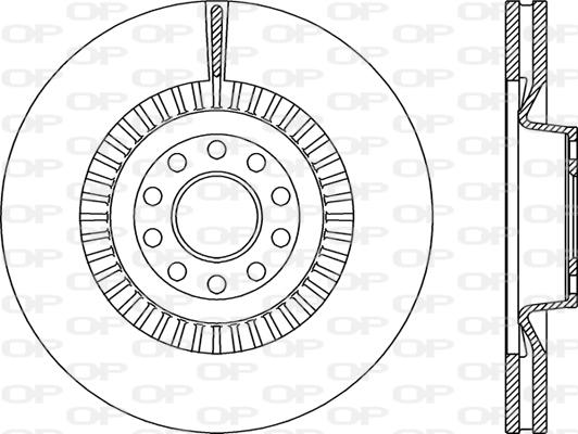 Open Parts BDR2348.20 - Спирачен диск vvparts.bg