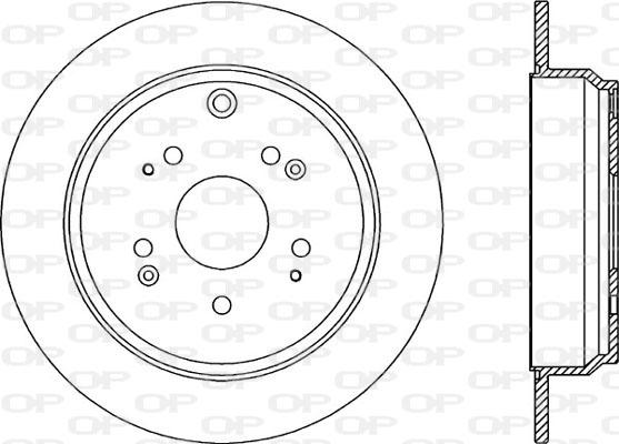 Open Parts BDR2343.10 - Спирачен диск vvparts.bg