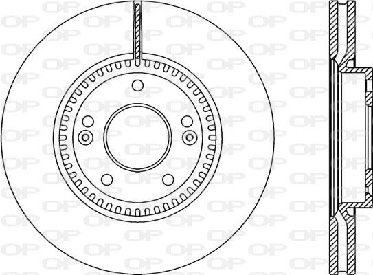 Open Parts BDR2351.20 - Спирачен диск vvparts.bg