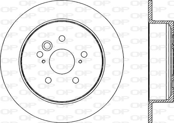 Open Parts BDR2313.10 - Спирачен диск vvparts.bg