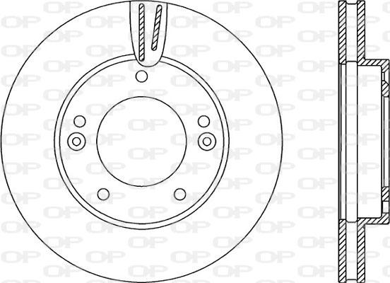 Open Parts BDR2240.20 - Спирачен диск vvparts.bg