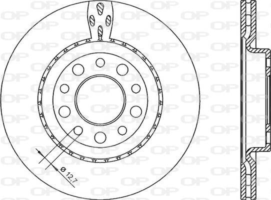 Pagid 8DD355116691 - Спирачен диск vvparts.bg