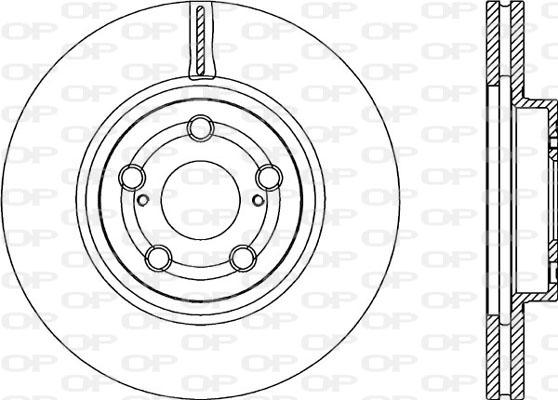 Open Parts BDR2266.20 - Спирачен диск vvparts.bg