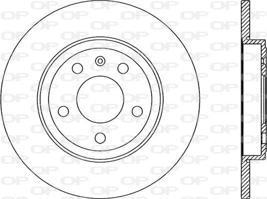 Open Parts BDR2261.10 - Спирачен диск vvparts.bg