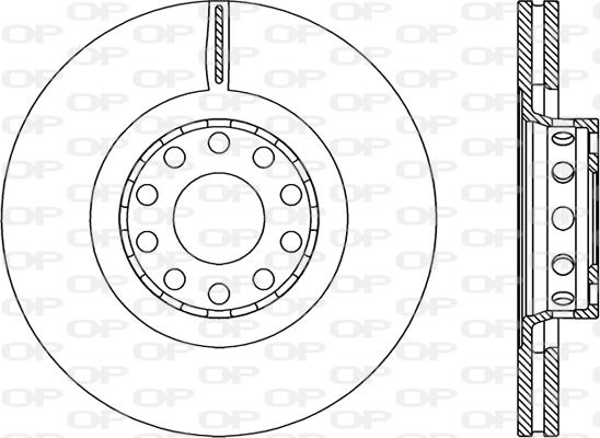 Open Parts BDR2206.20 - Спирачен диск vvparts.bg