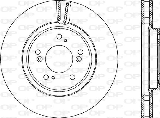 Open Parts BDR2202.20 - Спирачен диск vvparts.bg