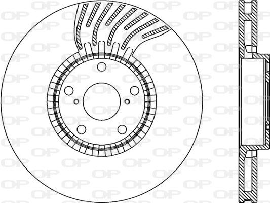 Open Parts BDR2284.20 - Спирачен диск vvparts.bg