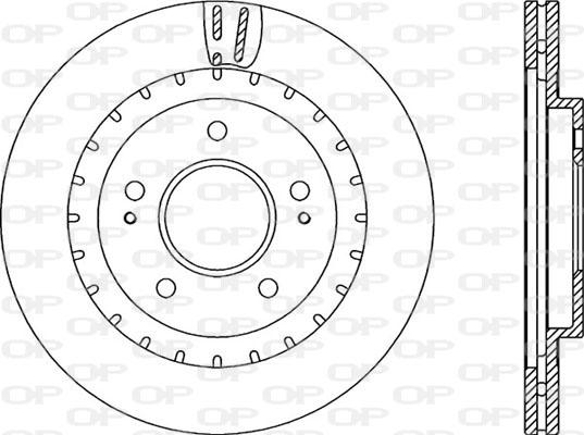 Delphi BG3814 - Спирачен диск vvparts.bg