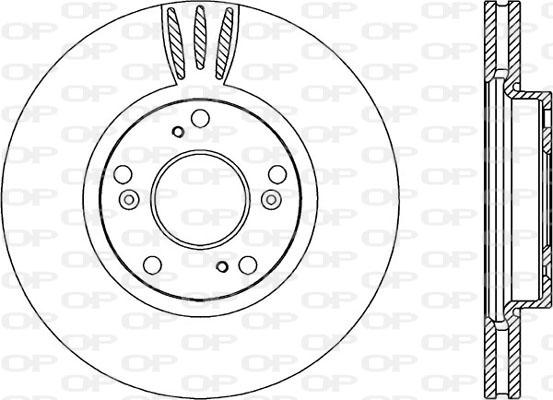 Open Parts BDR2226.20 - Спирачен диск vvparts.bg