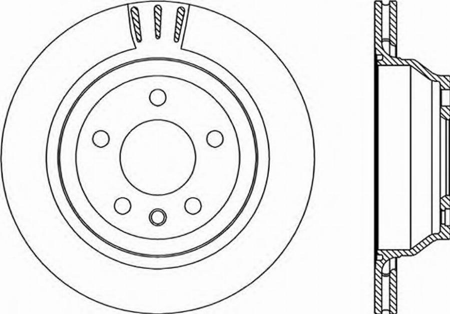 Open Parts BDR2220.20 - Спирачен диск vvparts.bg