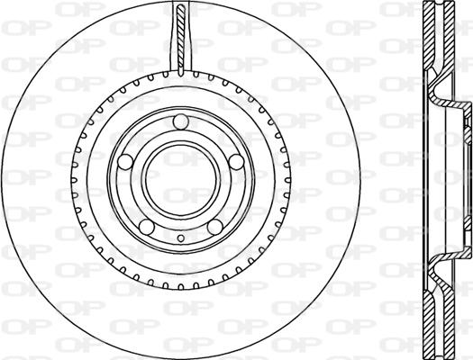 Open Parts BDR2270.20 - Спирачен диск vvparts.bg