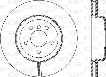 Open Parts BDR2748.20 - Спирачен диск vvparts.bg