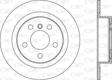 Open Parts BDR2762.10 - Спирачен диск vvparts.bg