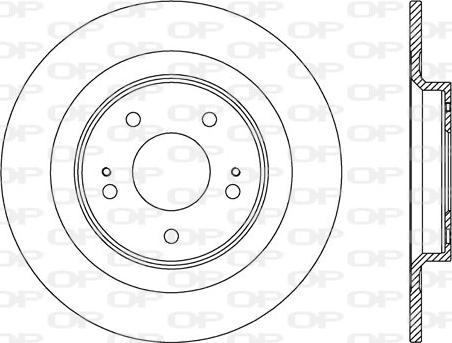 Open Parts BDR2715.10 - Спирачен диск vvparts.bg