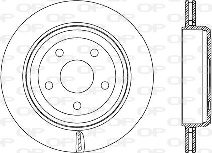 Open Parts BDR2713.20 - Спирачен диск vvparts.bg