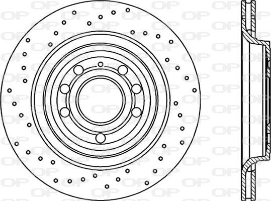 Open Parts BDRS1992.25 - Спирачен диск vvparts.bg