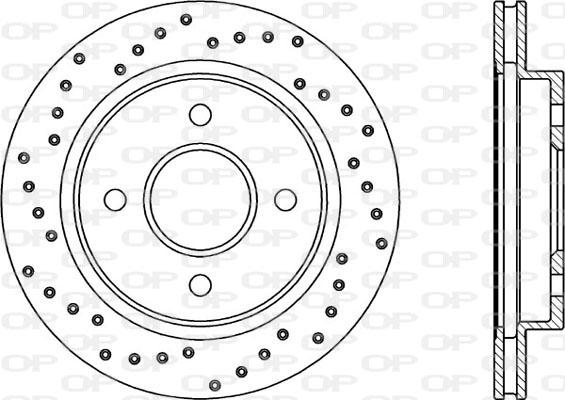 Open Parts BDRS1185.25 - Спирачен диск vvparts.bg