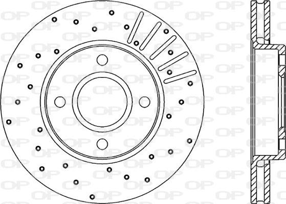 Open Parts BDRS1186.25 - Спирачен диск vvparts.bg