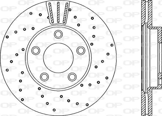 Open Parts BDRS2142.25 - Спирачен диск vvparts.bg