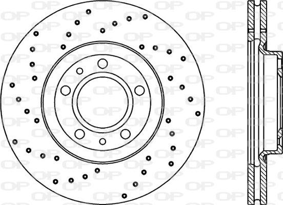 Open Parts BDRS2158.25 - Спирачен диск vvparts.bg