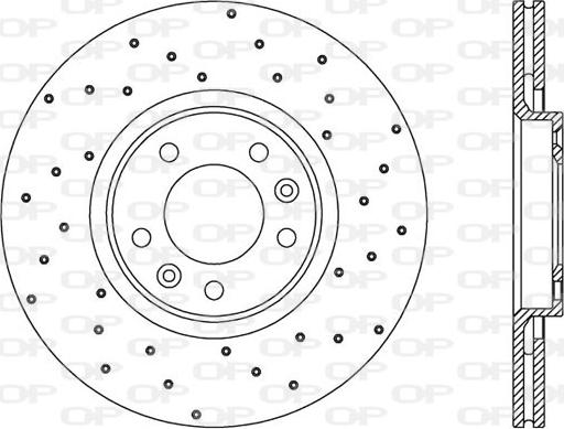 Open Parts BDRS2380.25 - Спирачен диск vvparts.bg